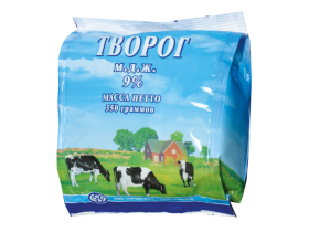 Творог с жирностью 9%
