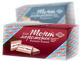 Торты-мороженое в упаковке