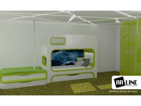 Функциональная радиусная мебель