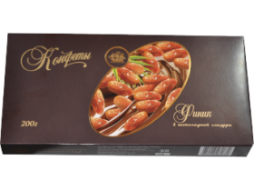 Шоколадные конфеты в коробке