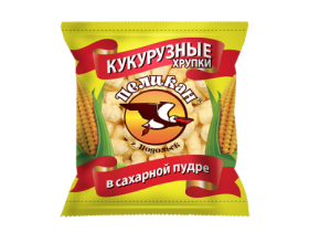 Сладкие кукурузные палочки в сахарной пудре