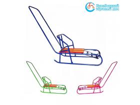 Детские санки со складной спинкой