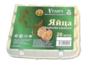 Перепелиные яйца в упаковке
