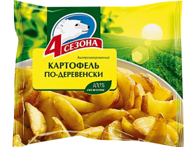 Замороженный картофель в упаковке