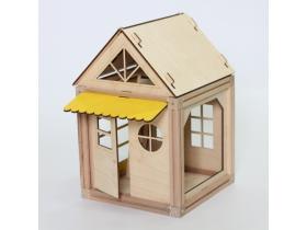 WOODJO MINI 33 элемента. Магнитный деревянный конструктор