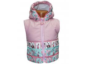 Жилет с капюшоном для девочки