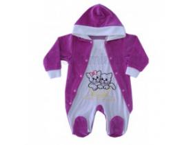 Детские велюровые комбинезоны