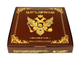 Пряники в художественной коробке