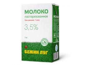 Молоко «Бежин луг» 3,5% ТМ «Бежин луг»