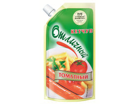 Кетчупы «Отличный» в упаковке дой-пак