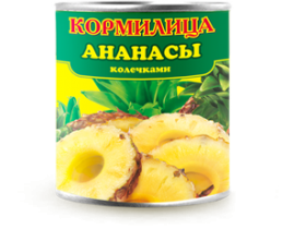 Фрукты консервированные в упаковке
