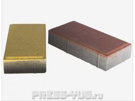 Брусчатка тротуарная вибропрессованная