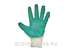 Перчатки Х/Б с латексным покрытием