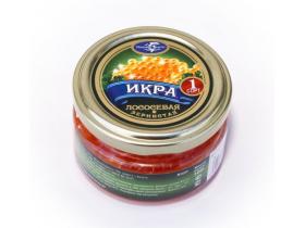 Икра лососевая в стекле