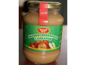 Яблоки протертые с сахаром