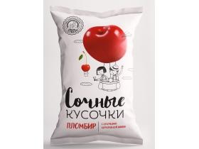 Пломбир с кусочками фруктов