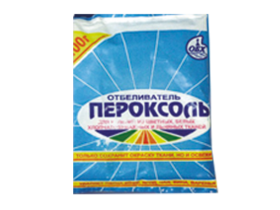Отбеливающие средства в упаковке