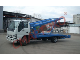Эвакуатор-автовоз двухуровневый на шасси ISUZU-NQR75