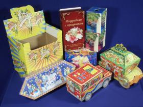 упаковка (коробки) из картона и микрогофрокартона для продуктов питания