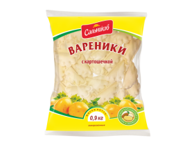 Вареники в упаковке замороженные