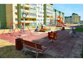 Резиновая плитка для детской площадки