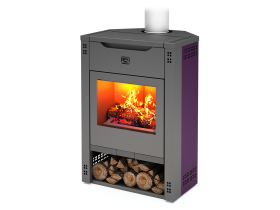 Дровяной отопительно-варочный камин «Кадриль»
