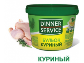 Сухие концентраты бульонов ТМ «DINNER»