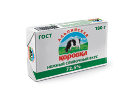Спред растительно-сливочный ТМ «Альпийская коровка»