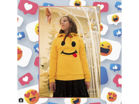 Свитшот желтый “Smile”