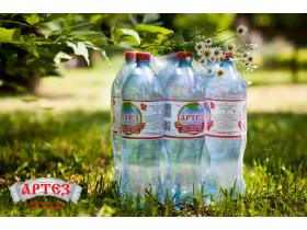 Артезианская Природная Питьевая Вода «Артез» 1,5л. Негазированная.