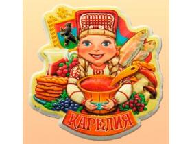 Магнит поликерамический «Карелочка»