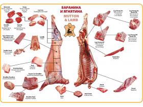 Баранина охлаждённая Халяль на вес