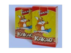 Какао быстрорастворимое ТМ «Тикли»