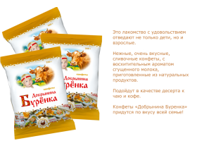 Сливочные конфеты «Добрынина Буренка»