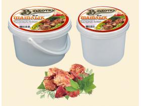 Шашлыки маринованные в пластиковом ведерке