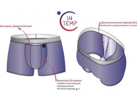 Мужские трусы с фирменной резинкой от «TACTILICA»