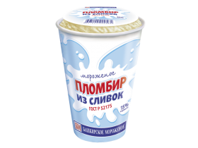 Мороженое «Пломбир из сливок»