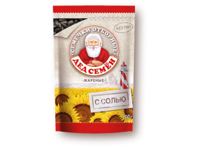 Семечки отборные с солью ТМ «Дед Семен»