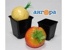 Горшок для рассады 0,25л (7х7х8см) квадратный