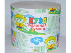 Двухслойная туалетная бумага Кузя
