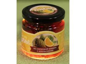 Варенье из сосновой шишки с апельсином