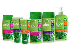 Детская косметика с экстрактом алое, серия «ALOE-line»