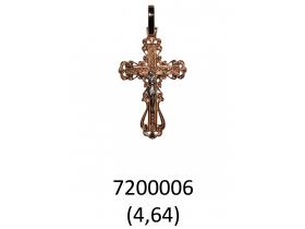 Крест нательный из золота. Артикул 7200006