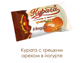 Курага с орехом в кондитерской глазури