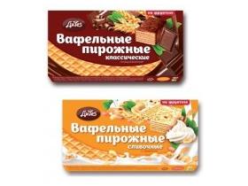 Вафельные пирожные «ДиYES» на фруктозе
