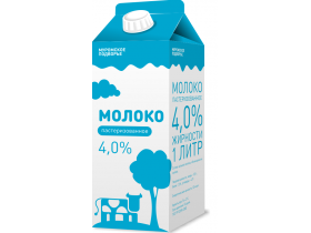 Молоко пастеризованное питьевое