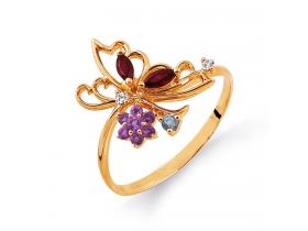 Коллекции украшений из золота с полудрагоценными камнями