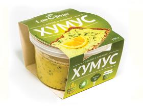 Хумус с кинзой и лимоном