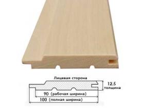 Вагонка из осины сорт А