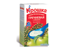 Безмолочная каша Гречневая с яблоком